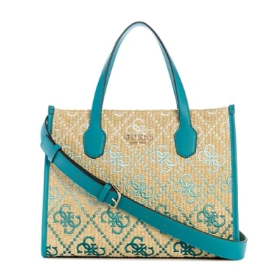 Afbeelding van Guess Silvana Handtas, Dames, Maat: One Size, Teal