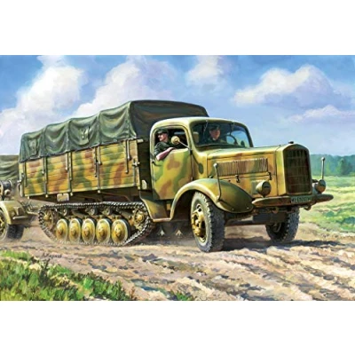Afbeelding van 1:35 Zvezda 3603 Maultier L 4500R German Halftrack Plastic Modelbouwpakket