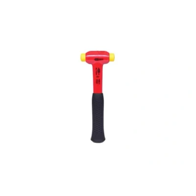 Afbeelding van KS Tools, Hamer, Zachte hamer met beschermende isolatie, kop Ø 25 mm, lengte 300 mm (560 g)