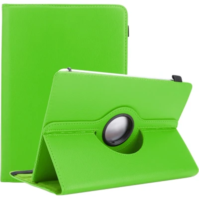 Afbeelding van Cadorabo Tablet Hoesje geschikt voor Alcatel 1T (7 inch) 2021 in LICHT GROEN 360 graden beschermhoes van imitatieleer met standfunctie en elastische band