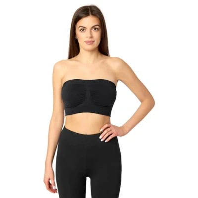 Afbeelding van Merry Style Dames Bandeau Top 06 161, Zwart, S M