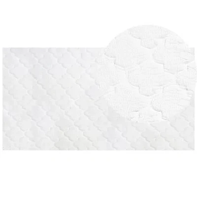 Afbeelding van Beliani GHARO Shaggy vloerkleed Wit 80 x 150 cm Polyester