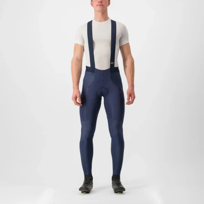 Afbeelding van Lange Fietsbroek Castelli Sorpasso Ros maat L Blauw