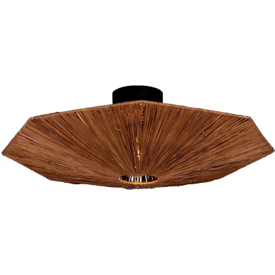 Afbeelding van GOOD&amp;MOJO Plafonniere Panama Bruin 65x65x7cm