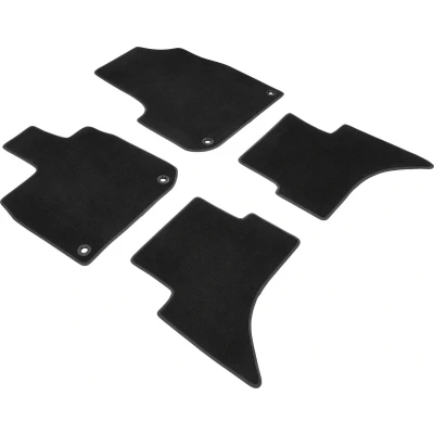 Afbeelding van WALSER Premium 80880 Vloermatset Polyester, PU (Polypropyleen) voor en achter Antraciet/Zwart Op maat gemaakt