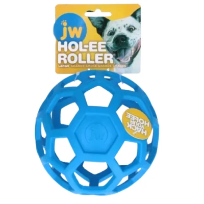 Afbeelding van Hondentraktatie hol ee roller large 15 cm blauw