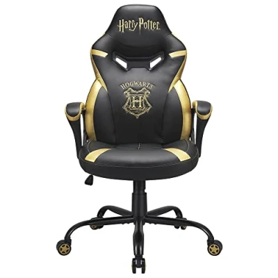 Image de Chaise gaming Supersonic Junior Harry Potter Hogwarts Black et Or
