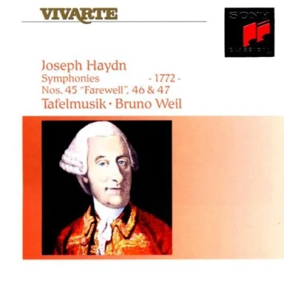 Afbeelding van Haydn: Symphonies 45, 46 &amp; 47 / Bruno Weil, Tafelmusik