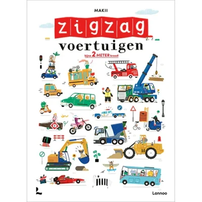 Afbeelding van Uitgeverij lannoo zigzag voertuigen