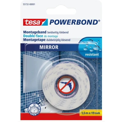 Afbeelding van Powerbond Tesa 55732 voor spiegels 19mmx1,5m
