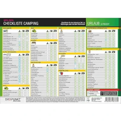 Afbeelding van Checkliste Camping