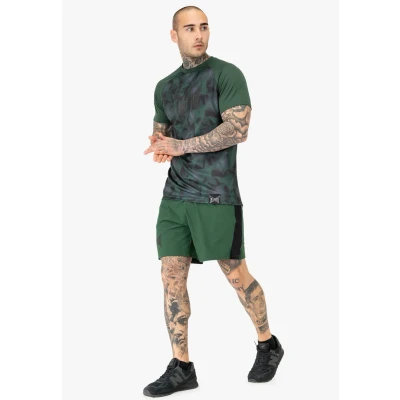 Afbeelding van Tapout Normale Passform Graphic Tshirt print, Heren, Maat: 3XL, Green black