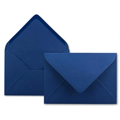 Afbeelding van NEUSER enveloppen 80g/m² B6 175 x 125 mm nachtblauw 50