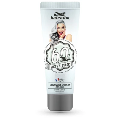 Afbeelding van Hairgum Sixty&#039;s Color White