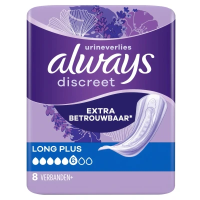 Afbeelding van Always Discreet Long Plus 8ST
