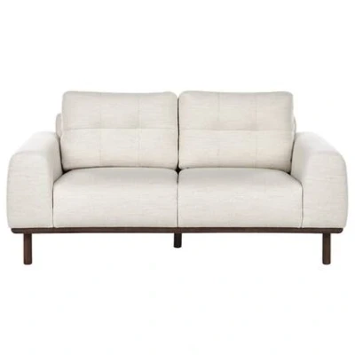 Afbeelding van LAURILA Tweezitsbank Lichtbeige Stof