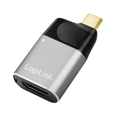Afbeelding van LogiLink USB 3.2 Gen 2 (USB 3.1 2) Adapter [1x stekker C 3.1) 1x HDMI bus, bus (Power Delivery)] CUA0203