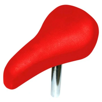 Image de Selle vélo rouge bmx enfant confort avec tige 22 mm cycle draisienne femme