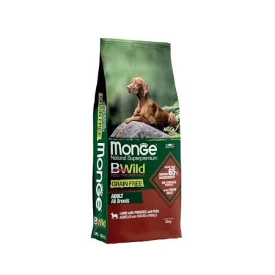 Afbeelding van 2x12kg Lam met aardappelen en erwten Alle rassen Graanvrij Bwild Monge