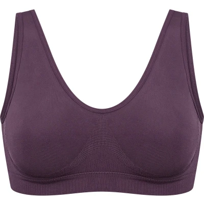 Afbeelding van Schiesser Removable PADS Classic Seamless Bustier, Dames, Maat: Small, Pflaume