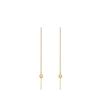 Afbeelding van Goldhimmel Hearts Oorbellen, Dames, Maat: One Size, Goldfarben