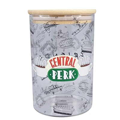 Afbeelding van FRIENDS Central Perk Storage Jar Glass 950ml