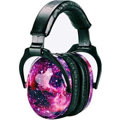 Afbeelding van ZOHAN 030 Koptelefoon met ruisonderdrukking voor kinderen, gemakkelijk verstelbaar, opvouwbaar, comfortabele gehoorbescherming draagtas, SNR 27 dB autisme, ADHD, vuurwerk, concert, heelal