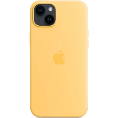 Afbeelding van Apple Magsafe Siliconen Back Cover Geel iPhone 14 Plus