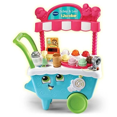Afbeelding van VTech Schep &amp; Leer IJscokar Educatief Speelgoed IJskar Ontdek Kleuren, Dieren en Tellen Cadeau Kinderspeelgoed 2 Jaar tot 5