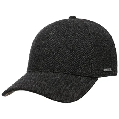 Afbeelding van STETSON Plano Wool Cap heren winter baseballpetten gesloten achter met vizier, voering, herfst Olijf