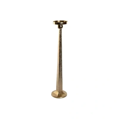 Afbeelding van Kaarshouder Home ESPRIT Gouden Aluminium 18,5 X 85,5 cm