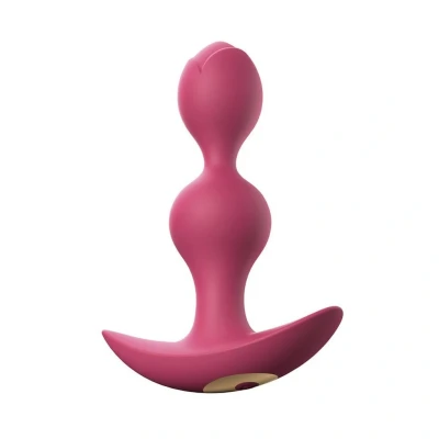 Afbeelding van Love to Twinny Bud Buigbare Vibrerende Buttplug roze