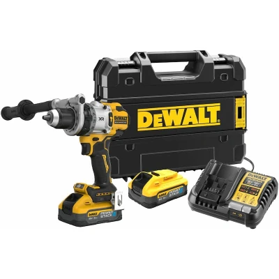 Afbeelding van DEWALT DCD1007H2T QW 18V XR Premium accu klopboorschroefmachine in TSTAK koffer (2x 5,0Ah + lader)