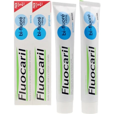Afbeelding van Tandpasta Tandvlees Verzorging Fluocaril Bi Fluoré (2 x 75 ml)