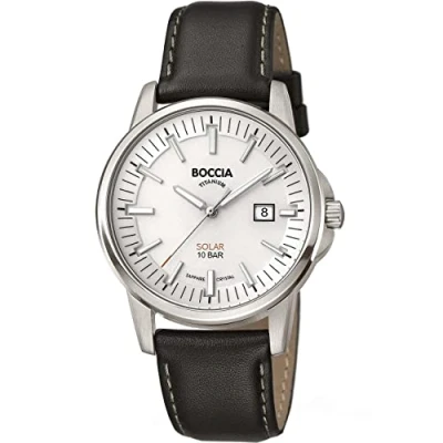 Afbeelding van Boccia Titanium 3643.01 Heren Horloge 39 mm