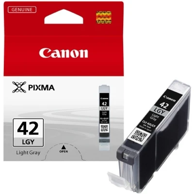 Image de Cartouche d&#039;encre Canon CLI 42 LGY Gris Clair pour Imprimante Pixma Pro 100