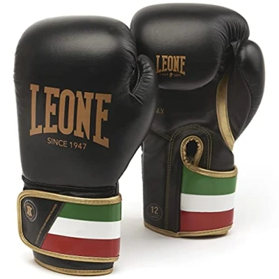 Afbeelding van Leone (kick)bokshandschoenen Italy 47 Zwart 14oz