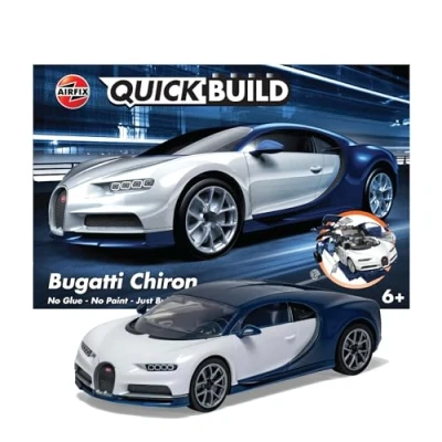 Afbeelding van Airfix J6044 QUICKBUILD Bugatti Chiron Car Plastic Modelbouwpakket