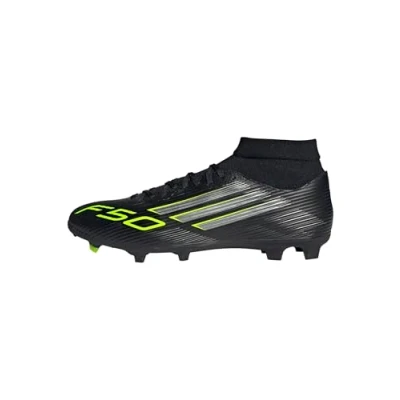 Afbeelding van ADIDAS f50 league mid fg/mg Voetbal schoen firm ground heren Zwart