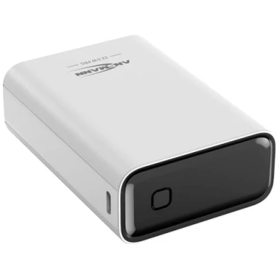 Afbeelding van Ansmann 20000 mAh PB222PD w Powerbank Power Delivery 3.0, Quick Charge 2.0 LiPo Wit Met laadregelaar, Gelijktijdig laden en ontladen, Statusweergave
