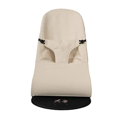 Image de Housse pour hamac BabyBjörn Balance Soft (remplace le rembourrage d&#039;origine), hypoallergénique, hyper doux, respirant (piqué beige)..