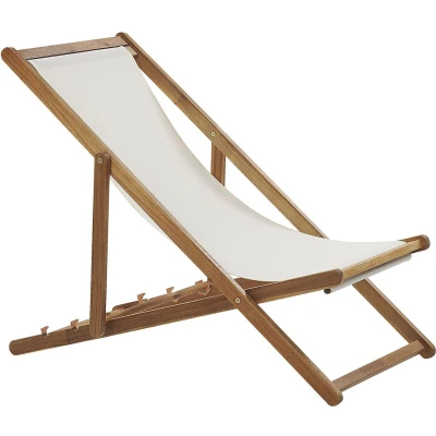 Afbeelding van Beliani ANZIO Strandstoel Lichte houtkleur Polyester