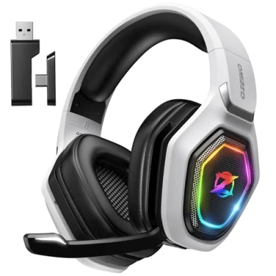 Afbeelding van Ozeino OW810 Draadloze gaming headset voor PS5, PS4, pc, 10 uur batterijduur, Bluetooth modus