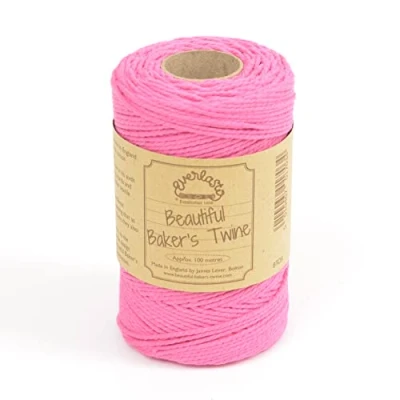 Afbeelding van Everlasto Stevig katoenen koord om te knutselen, fuchsia, 2 mm, ca. 100 m
