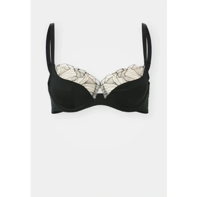 Afbeelding van Chantelle dames Tattoo Love beugel bh met kant in de kleur Zwart, maat: 75C