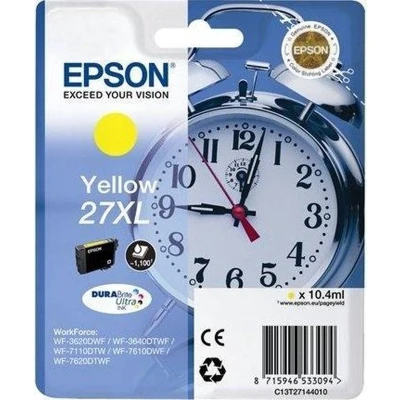 Afbeelding van Epson 27XL (C13T27144012) Inktcartridge Geel Hoge capaciteit