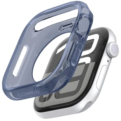 Afbeelding van Caseology Capella Compatibel met Apple Watch 10 (46 mm) marineblauw transparant