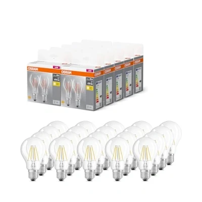 Afbeelding van OSRAM 4099854090202 LED lamp Energielabel E (A G) E27 Peer 4 W = 40 Warmwit (Ø x h) 60 mm 1 stuk(s)
