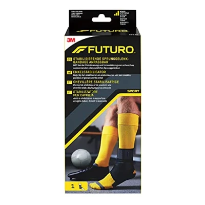Afbeelding van FUTURO Stabiliserende enkelbandage stabiliseert en ondersteunt een stijve, pijnlijke of gewonde enkel verstelbaar