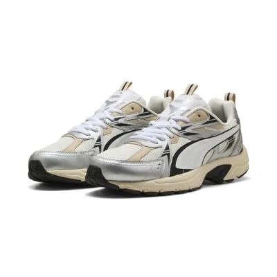 Afbeelding van PUMA Milenio Tech_ Uniseks sneakers, warm wit zilver, 38 EU
